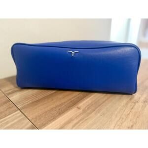 Larusmiani Milano Wash Bag Kaiser - Blue - Toiletry Bag - Made in Italy